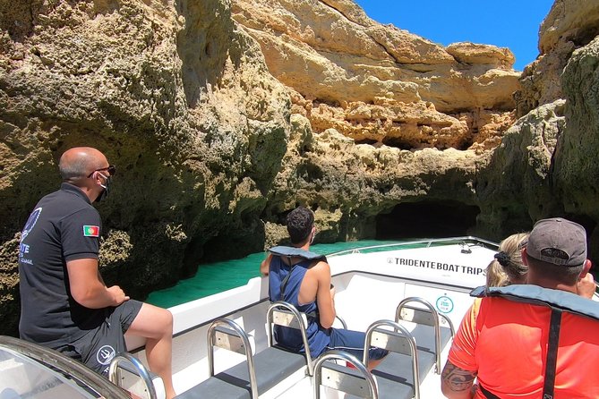 Boat Trip to the Benagil Caves from Armação de Pêra - A small boat changes the view