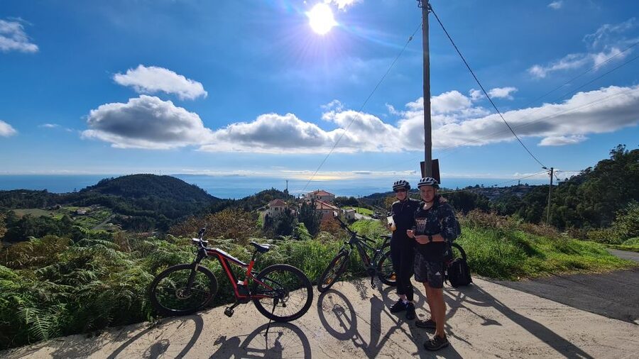 Camacha: Levada Trail e-Bike Guided Tour - The e-bike climb toward Santo da Serra