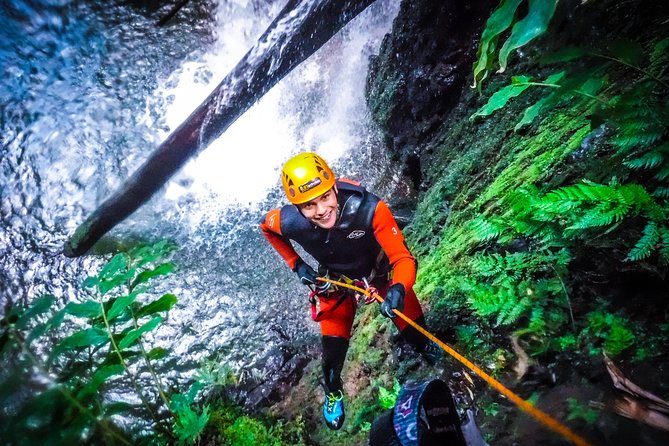 Canyoning Experience in Ribeira dos Caldeirões Sao Miguel -Azores - Guide support for beginners and nervous participants