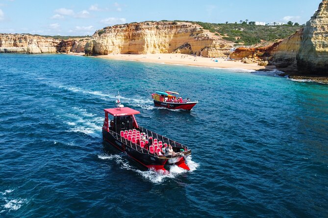 Catamaran Tour to Benagil Caves - The Praia da Marinha swim stop