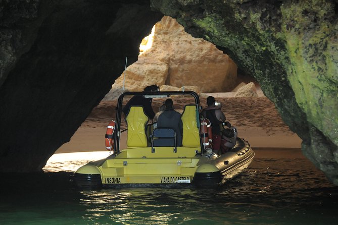 Caves and Dolphin Watching Cruise from Albufeira - Praia da Marinha from the water