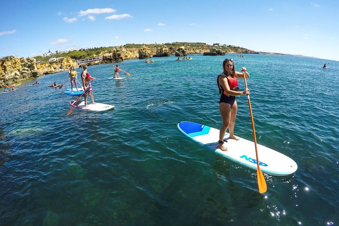 Cliffs & Caves Stand Up Paddle Adventure - The secluded beach and swim stop