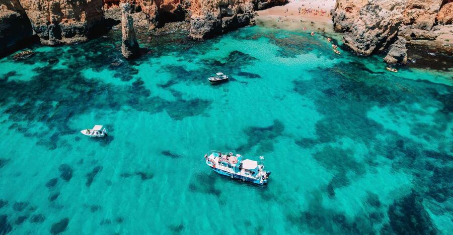 Coast Trip to Ponta da Piedade From Lagos - How this compares with a smaller boat