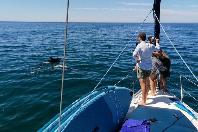 Coastal Tour on a Luxury Sailing Yacht From Vilamoura - The tiny beach that disappears at high tide