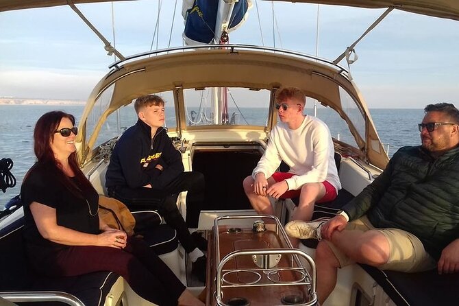 Coastal Tour on a Luxury Sailing Yacht From Vilamoura - Falésia Beach looks different from the water