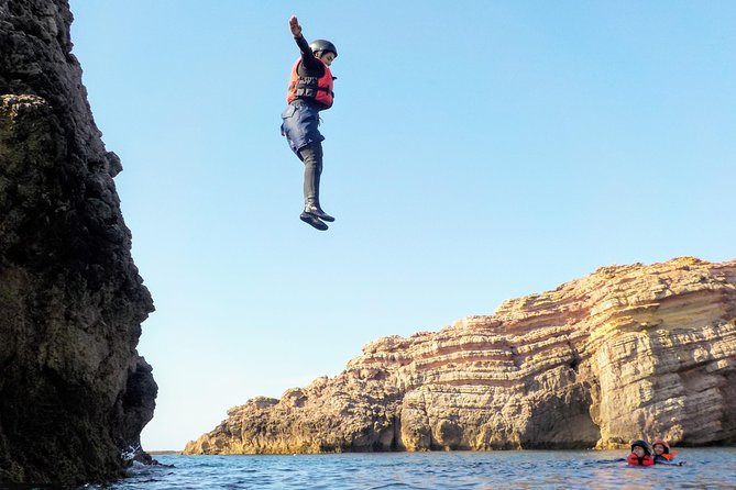 Coasteering and Cliff Jumping Near Lagos - Wetsuits, helmets, and a proper safety briefing