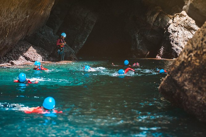 Coasteering in the Arrabida Natural Park (Lisbon region) - The gear is included, but your footwear is not