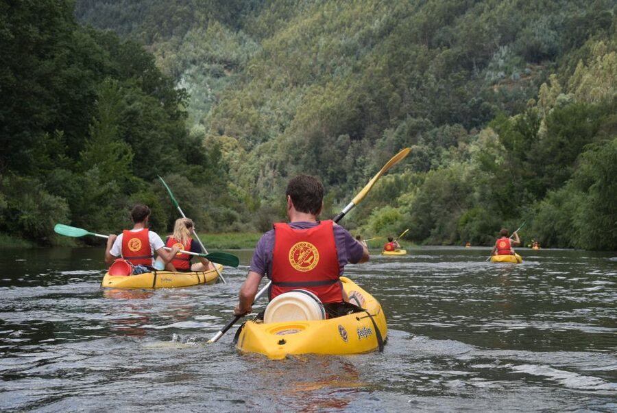 Coimbra: Mondego River Kayaking Tour - The first three hours: forests, villages, and mild rapids
