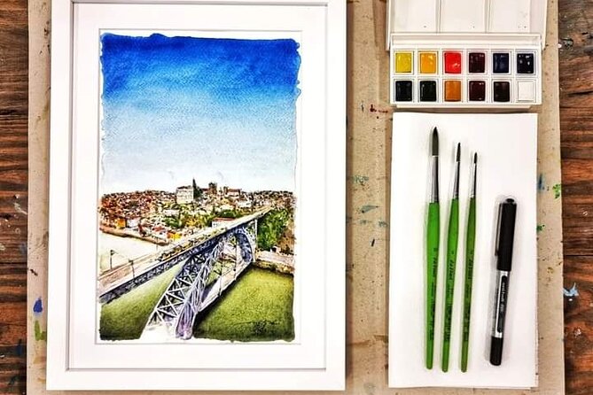 Create Watercolour With Hugo do Lago in Porto - Key points at a glance
