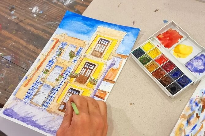 Create Watercolour With Hugo do Lago in Porto - Lago Artes in the Sé Cathedral neighborhood