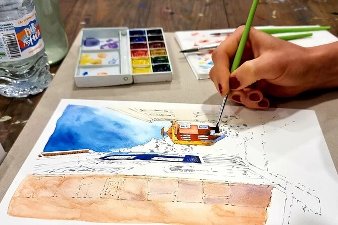 Create Watercolour With Hugo do Lago in Porto - Who will enjoy this most