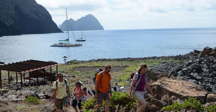 Desertas Islands Full-Day Catamaran Trip from Funchal - Sailing from Funchal toward the Desertas Islands