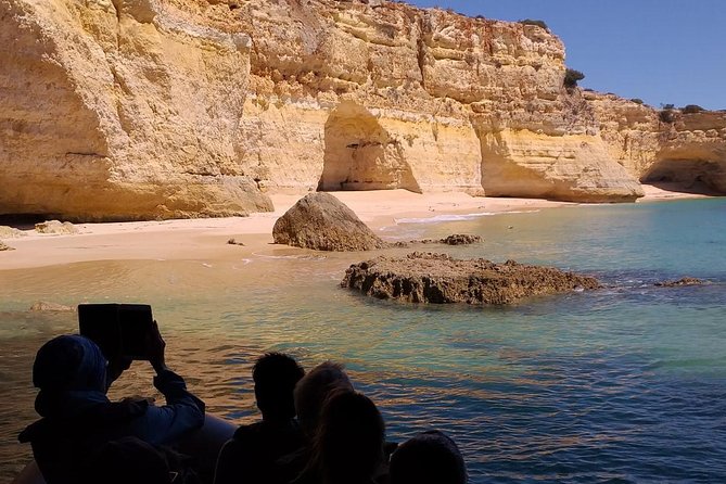 Dolphins Search and Benagil Caves from Albufeira - The possible swimming stop