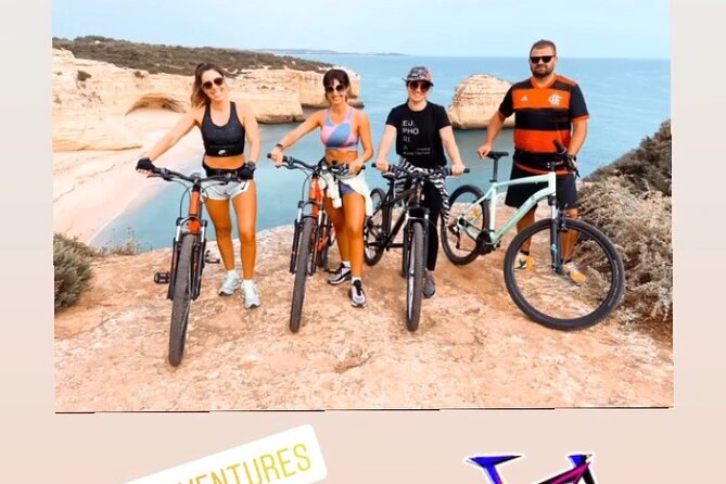 E-Bike Tour: Sete Vales Suspensos Trail (Marinha and Benagil) - Arriving at Praia da Marinha