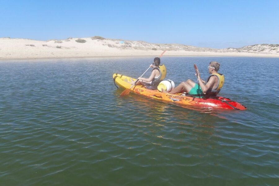 Faro: Kayak Hire in Ria Formosa Natural Park - Paddling out from Faro Marina