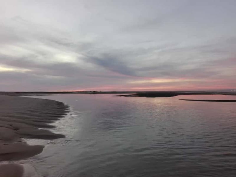 Faro: Sunset 1 hour Ria Formosa Boat Tour - What you see from the catamaran