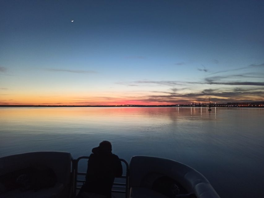 Faro: Sunset 1 hour Ria Formosa Boat Tour - The return ride and sunset views