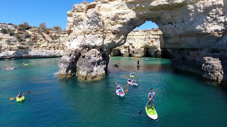 From Albufeira: Benagil Hidden Caves Tour by Kayak - Guides, equipment, and safety