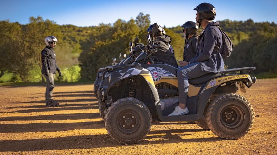 From Albufeira: Half-Day Off-Road Quad Tour - A farm stop and the working windmill