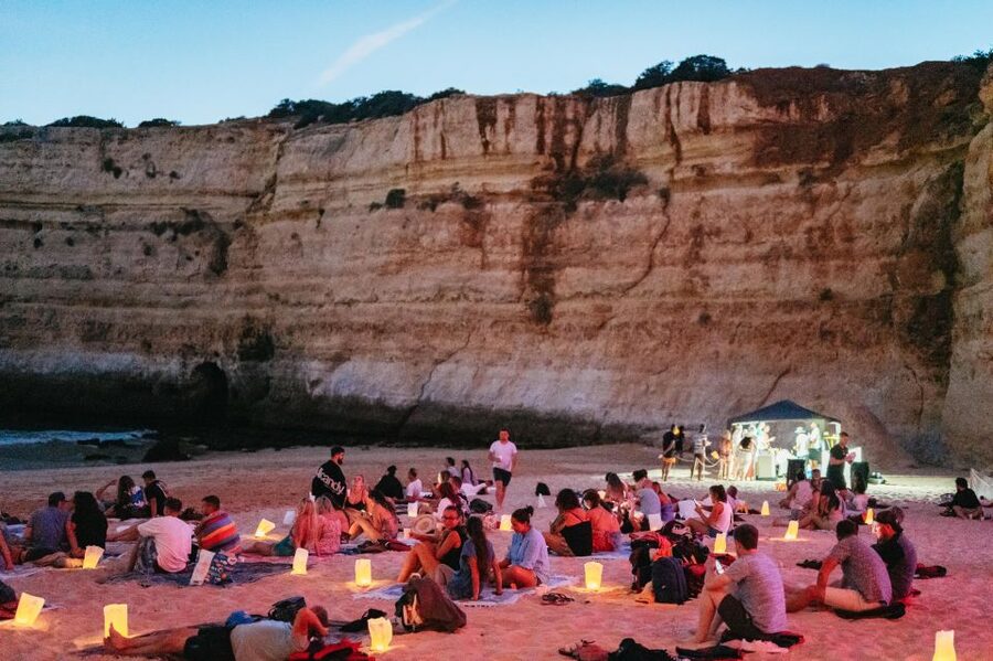 From Albufeira: Sunset Cruise and Beach BBQ with Open Bar - Leaving Albufeira Marina in the late afternoon