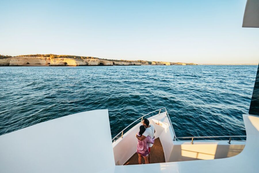 From Albufeira: Sunset Cruise and Beach BBQ with Open Bar - A generous BBQ with seafood, meat, and salads