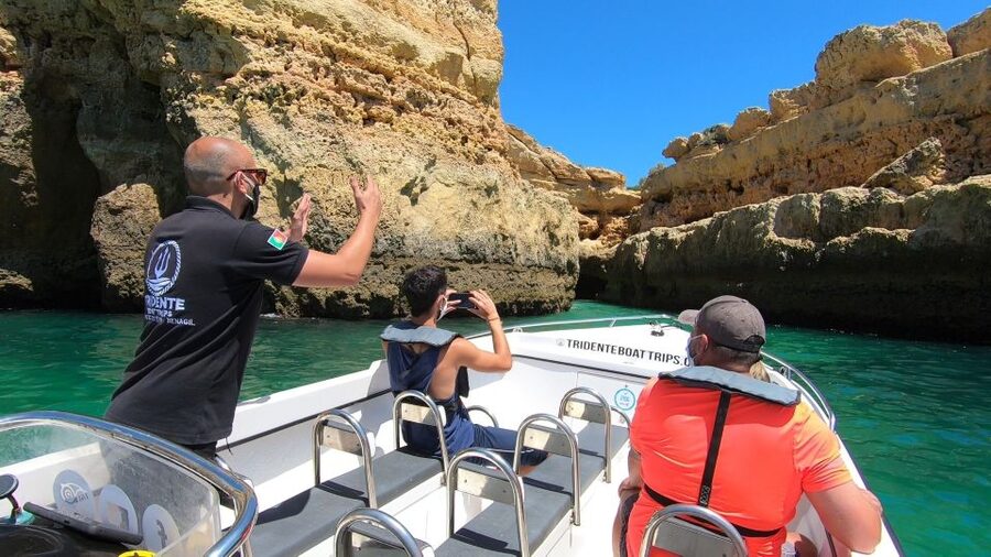 From Armação de Pêra: Benagil Caves and Beaches Boat Tour - Benagil Cave, the main event