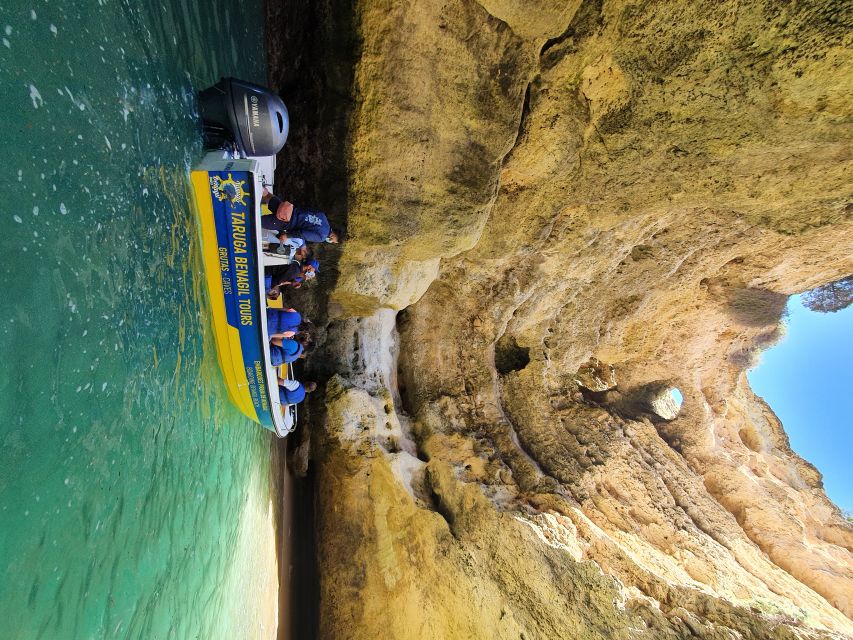 From Benagil: Coast Boat Tour with Benagil Cave - Carvalho Beach, the swallow hole, and quiet coves