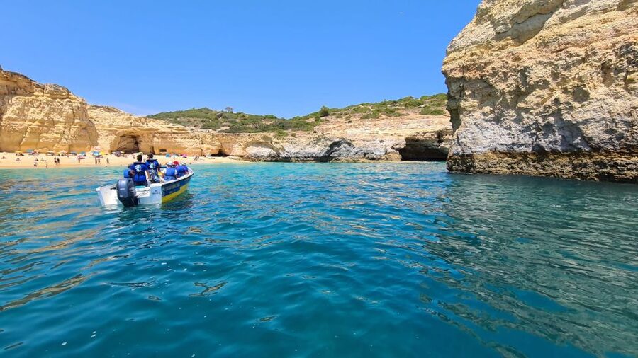 From Benagil: Coast Boat Tour with Benagil Cave - How the crew shapes the experience