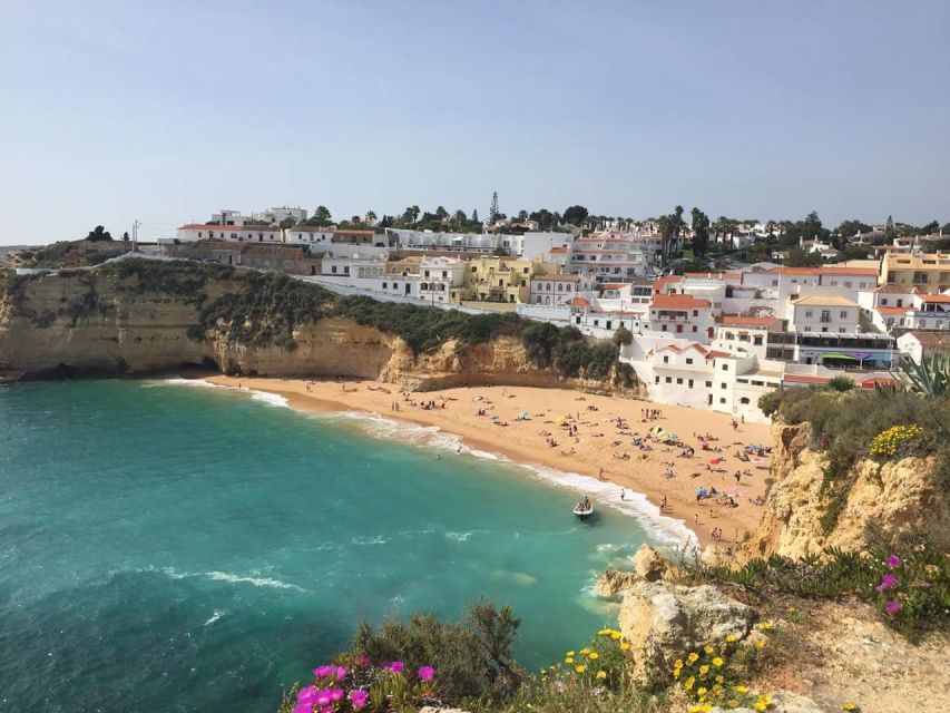 From Carvoeiro: Benagil Caves and Praia da Marinha Boat Trip - The Alfanzina lighthouse and a curious shipwreck cave
