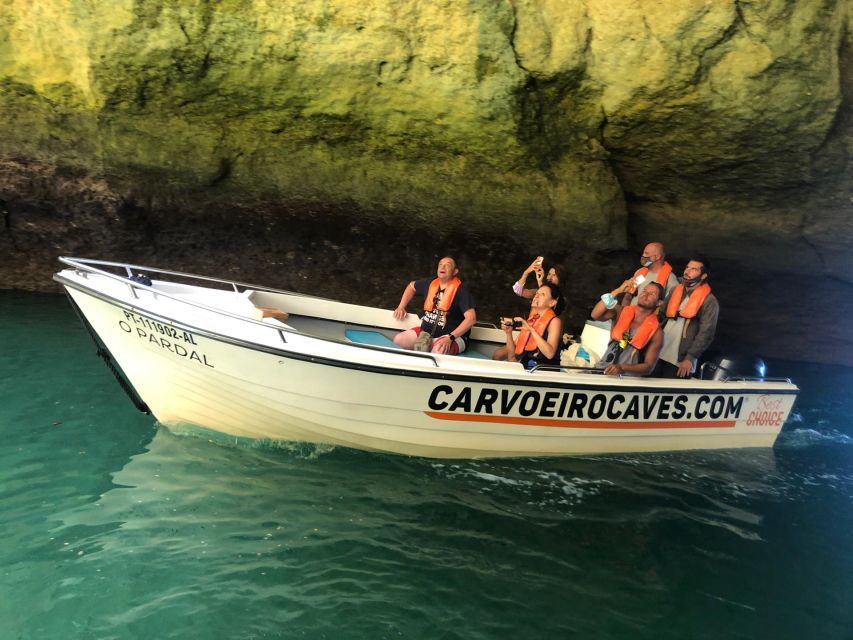 From Carvoeiro: Benagil Caves and Praia da Marinha Boat Trip - Entering the Algar de Benagil cave