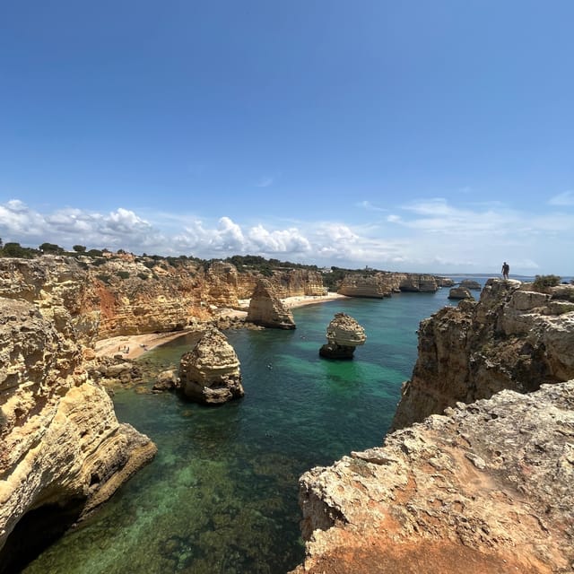 From Faro: Benagil, Algar Seco, 7 Hanging Valleys, & Marinha - Walking part of the Seven Hanging Valleys Trail
