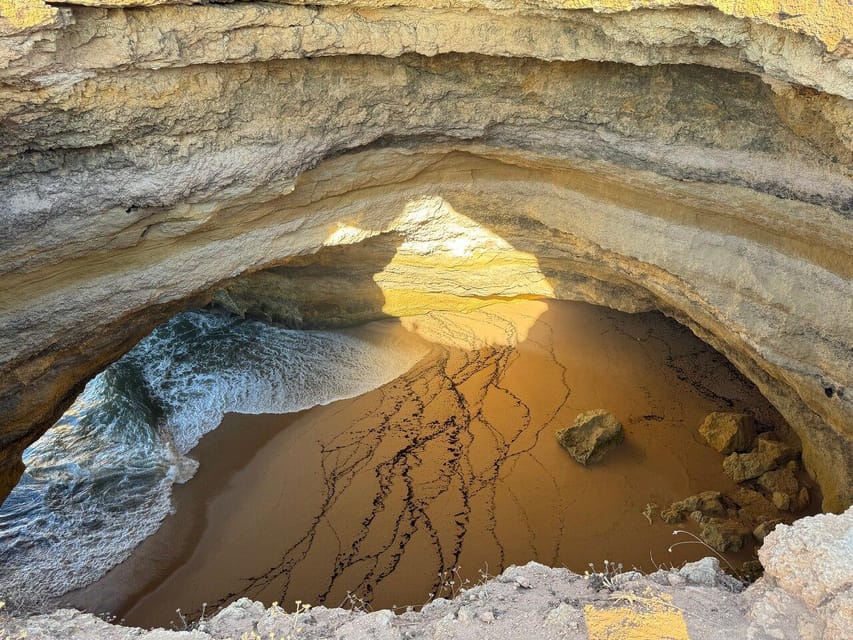 From Faro: Benagil, Algar Seco, 7 Hanging Valleys, & Marinha - Marinha Beach for swimming and a break