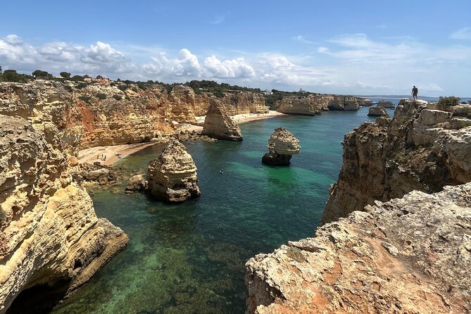 From Faro : Benagil, Algar Seco, 7 Hanging Valleys & Navy - Starting in Faro with a small group