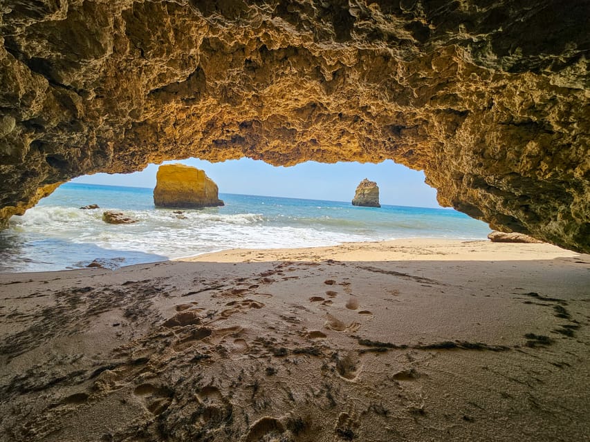 From Faro: Benagil Cave, Marinha Beach, Algar Seco & More - Benagil Cave from the cliff top