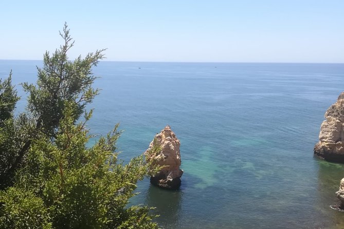 From Faro: Benagil Hiking Cliffs and the 4 Treasure Experience - Senhora da Rocha and Praia Nova