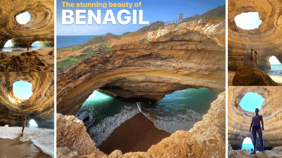 From Faro: Benagil, Marinha, 7 Valleys, and Algar Seco Tour - The Seven Hanging Valleys Trail between Benagil and Marinha