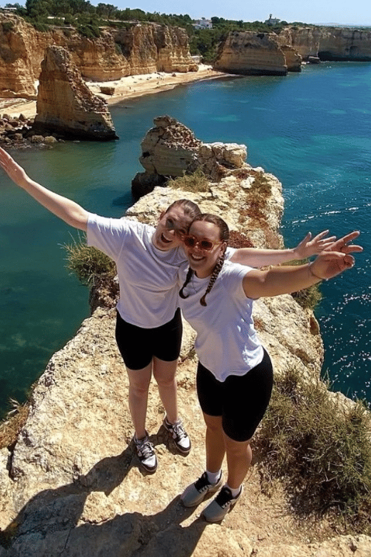 From Faro: Benagil, Marinha, 7 Valleys, and Algar Seco Tour - Marinha Beach: 90 minutes to swim and slow down