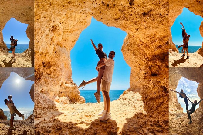 From Faro: Benagil, Marinha Beach, 7 Hanging Valleys, Algar Seco - A short transfer through Lagoa
