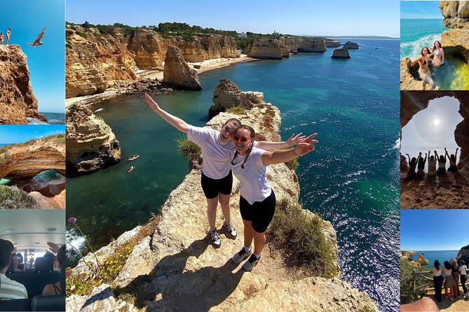 From Faro: Benagil, Marinha Beach, 7 Hanging Valleys, Algar Seco - Benagil gives you the first coastal views