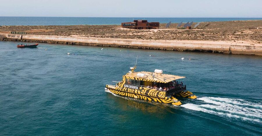 From Faro: Catamaran Boat Trip to Deserta Island with Stop - Starting at Faro’s Porta Nova pier
