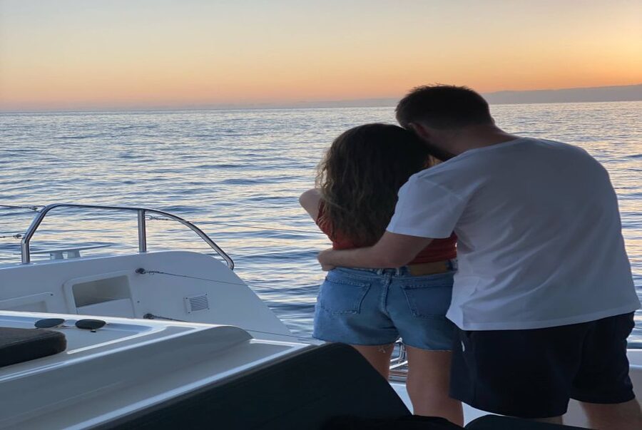 From Funchal: Cabo Girao Sunset Cruise on Luxury Catamaran - The swimming stop below Cabo Girão