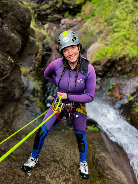 From Funchal: Intermediate (Level 2) Canyoning Adventure - Slides, plunge pools, and short walking sections
