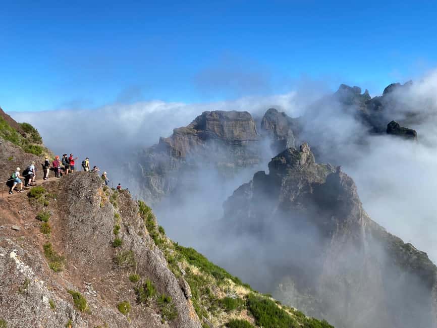 From Funchal: Transfer to Pico do Arieiro & Pico Ruivo Trail - Starting at Pico do Arieiro at 1,818 meters