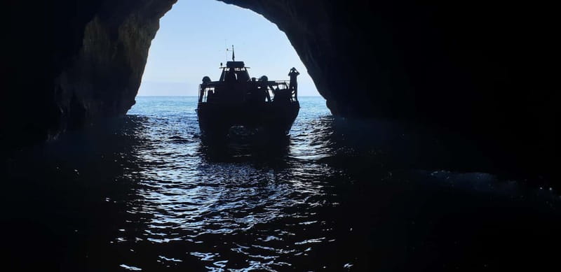 From Lagos: Benagil Caves Catamaran Cruise - From Lagos Marina to the Benagil coast