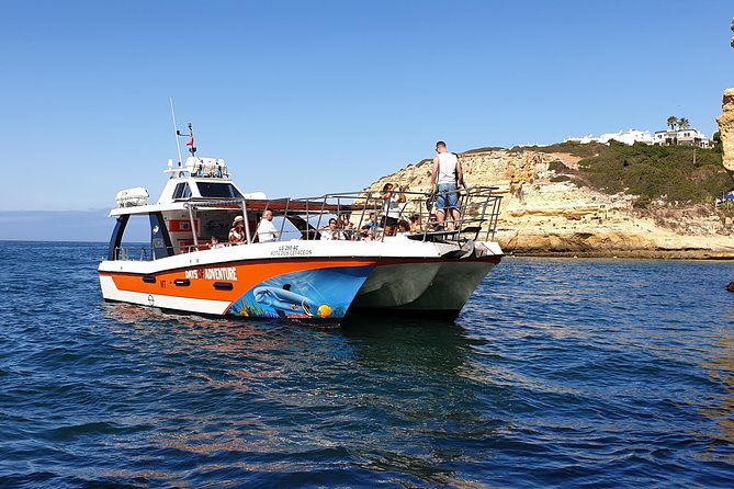 From Lagos: Benagil Caves Cruise on a Catamaran - Entering the Algarve sea caves