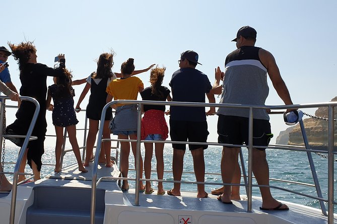 From Lagos: Benagil Caves Cruise on a Catamaran - The short Atlantic swim stop