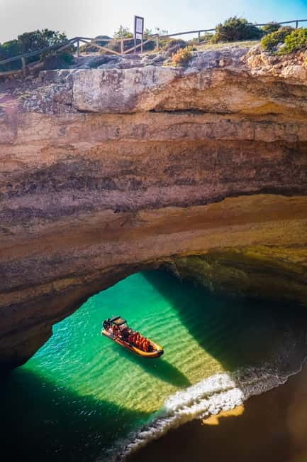 From Lagos: Benagil Caves Speedboat Adventure - From Lagos Marina to the Atlantic cliffs