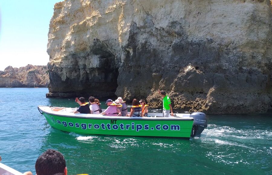From Lagos: Cruise to the Caves of Ponta da Piedade - Entering the caves and arches