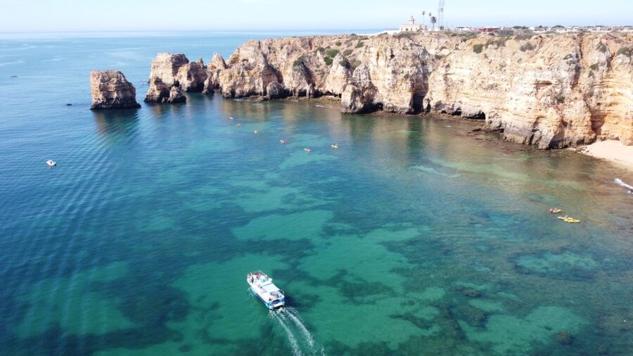 From Lagos: Kayak Experience in Ponta da Piedade - Entering the arches and sea caves