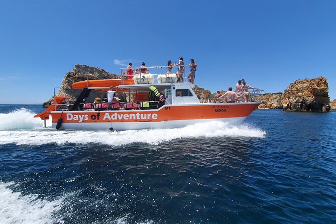 From Lagos: Kayak Tour of Ponta da Piedade Caves on Catamaran - Tide and waves can change the route
